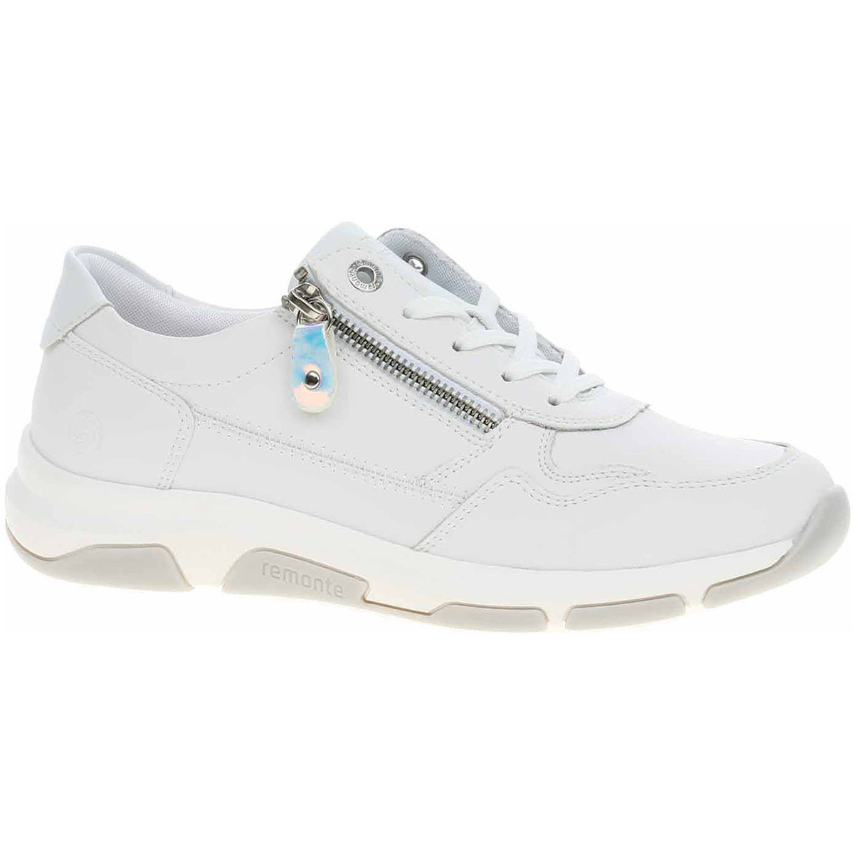 Remonte  Dámské polobotky  D1S03-82 weiss kombi  Bílá