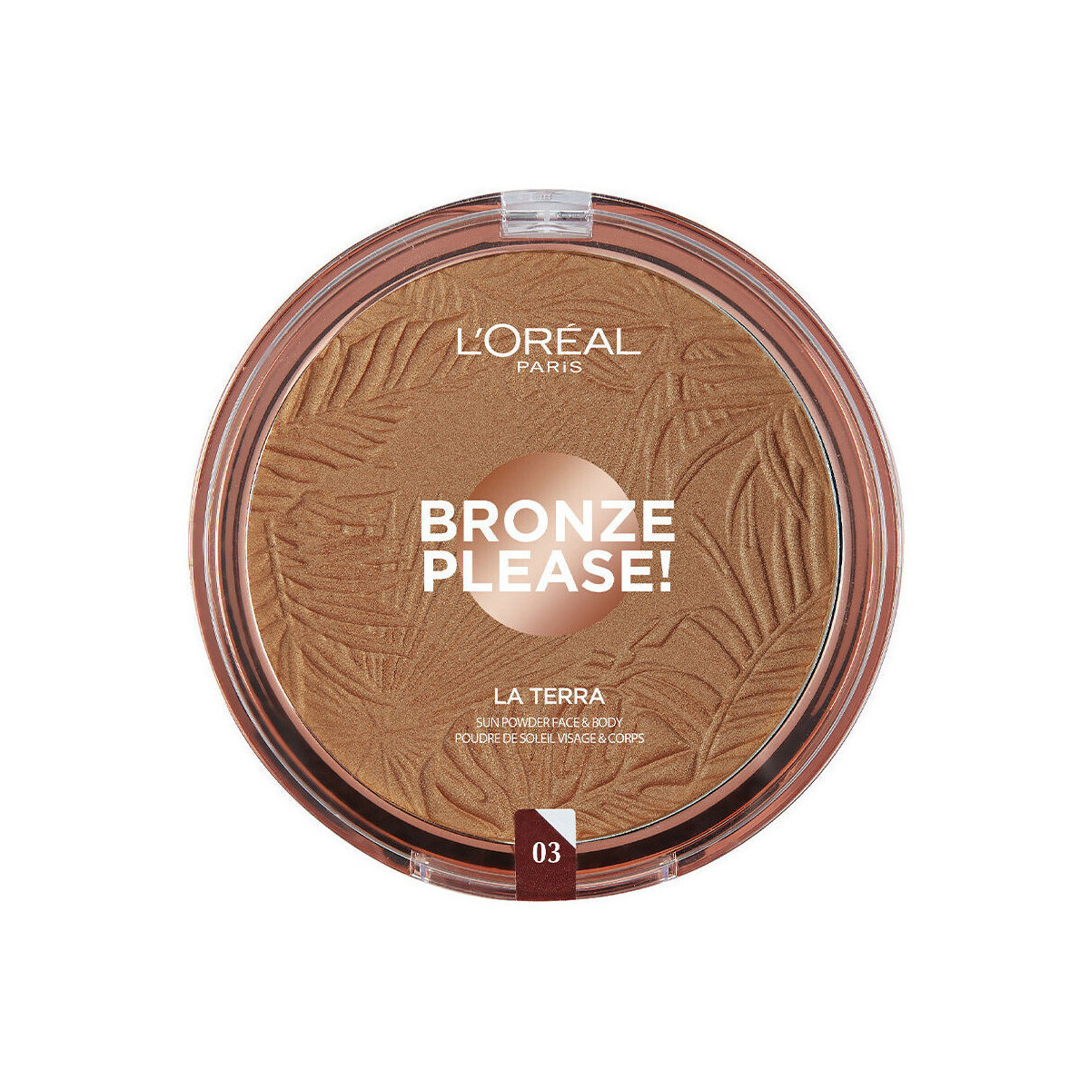 L'oréal  Powder Foundation Bronze Please La Terra - 03 Meduim Ca