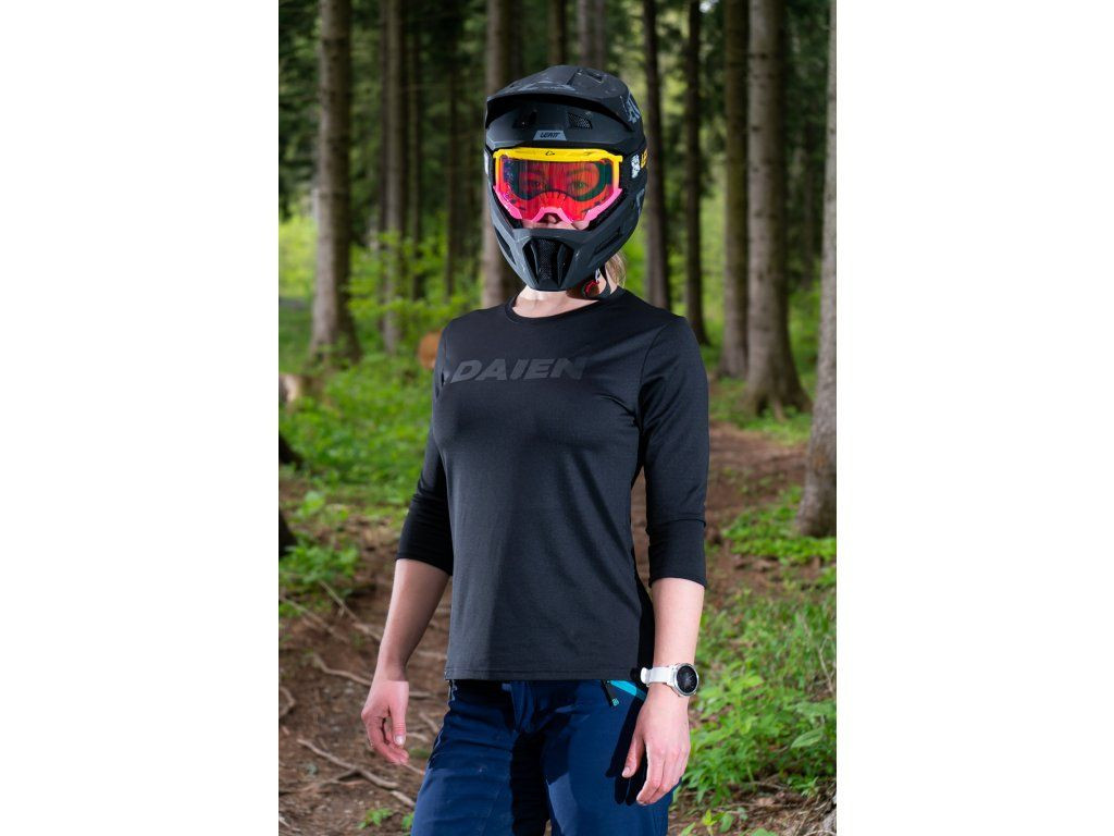 Dámský cyklistický dres Daien Black Elegance - černá Varianta: vel. L