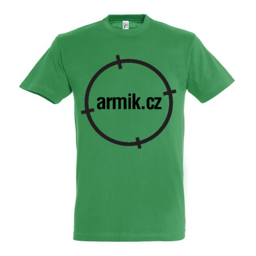 Triko s terčem ARMIK.CZ - zelené-černé, XL