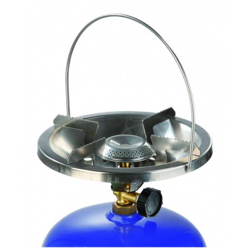 Plynový vařič Meva Solo Plus bez piezza - stříbrný