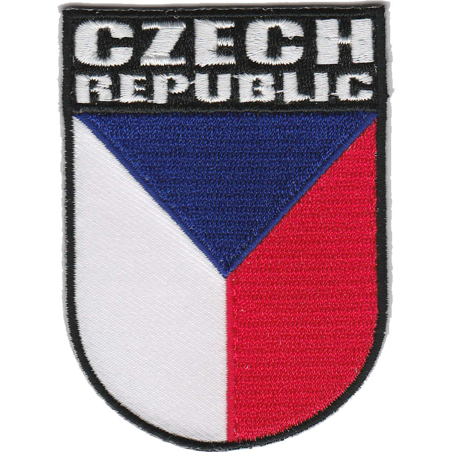 Nášivka vlajka Česká republika Czech Republic 5,5x7,5 cm