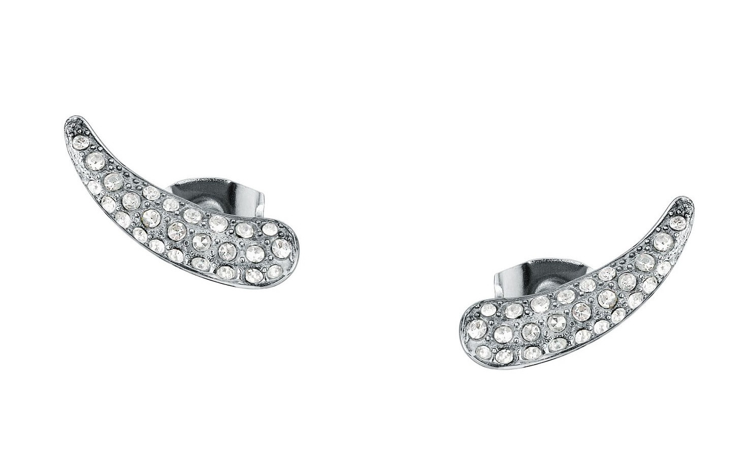 Morellato Třpytivé podélné náušnice z oceli Design SAYP12