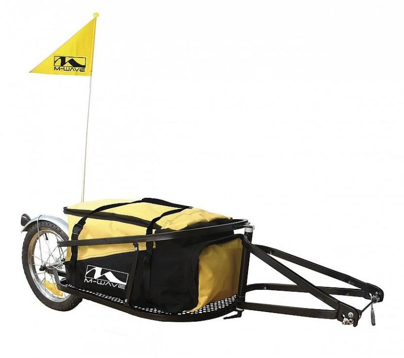 M-wave Vozík Přívěsný ZA Kolo S Brašnou
