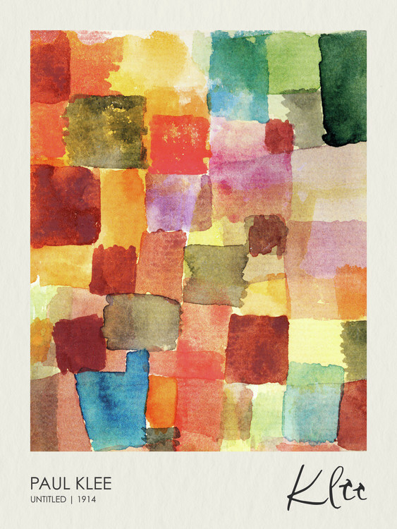 Paul Klee Obrazová reprodukce Untitled (1914), Paul Klee, 30 × 40 cm