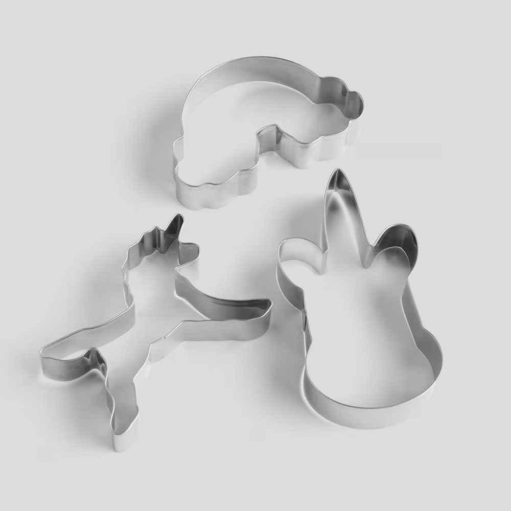 HOME & YOU Sada vykrajovátek jednorožec 3 ks