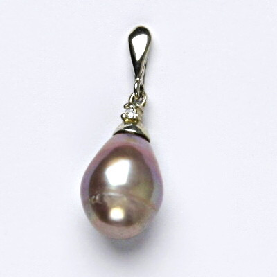Stříbrný přívěšek s přírodní perlou, přívěsek ze stříbra, přírodní perla P 1482/22