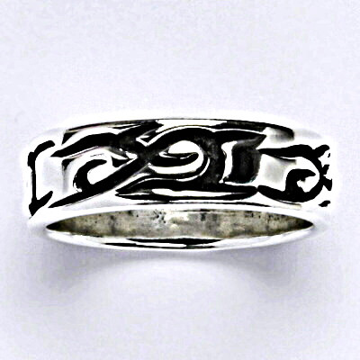 Stříbrný prsten s patinou,prsten ze stříbra,váha 7,30 g