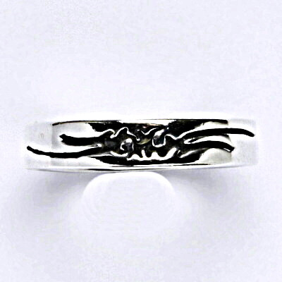 Stříbrný prsten s patinou, prsten ze stříbra,váha 5,17 g