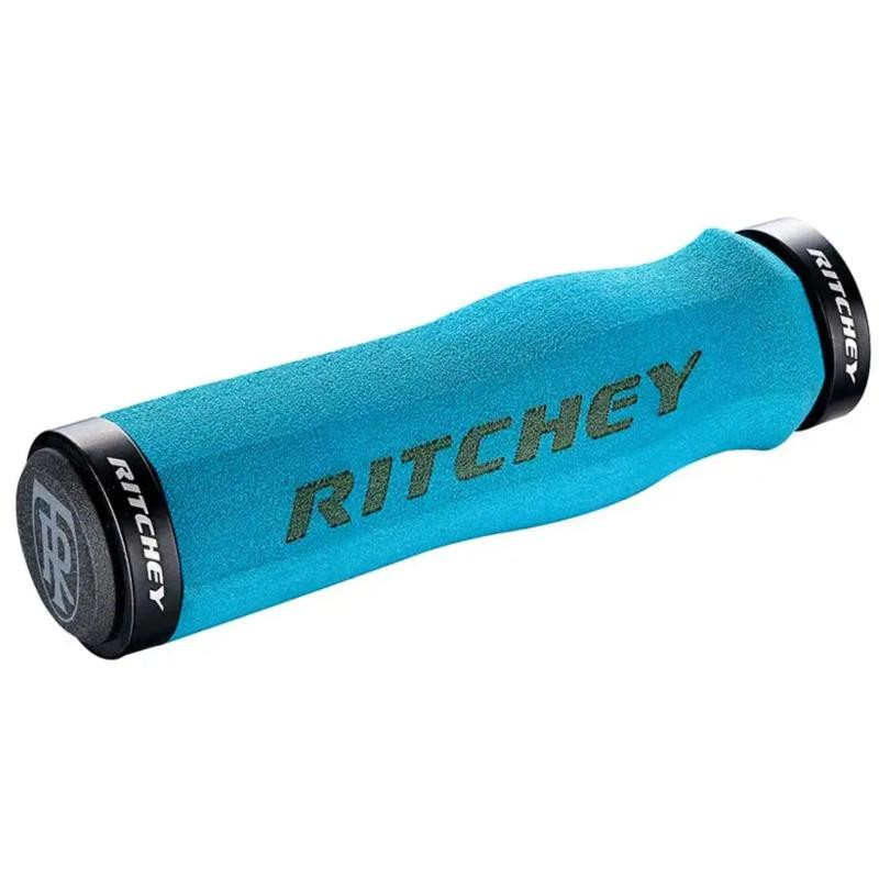 Gripy Ritchey WCS TrueGrip Locking - s aretací, nebesky modrá