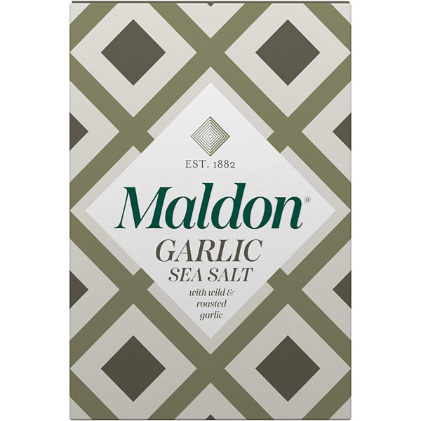 Maldon Garlic Sea Salt 100g Mořská sůl s česnekem