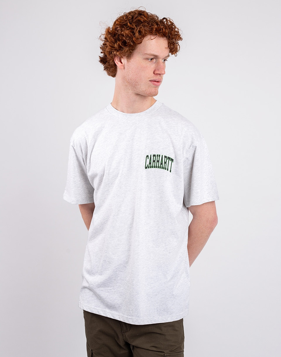 Carhartt WIP S/S Logo T-Shirt Ash Heather S