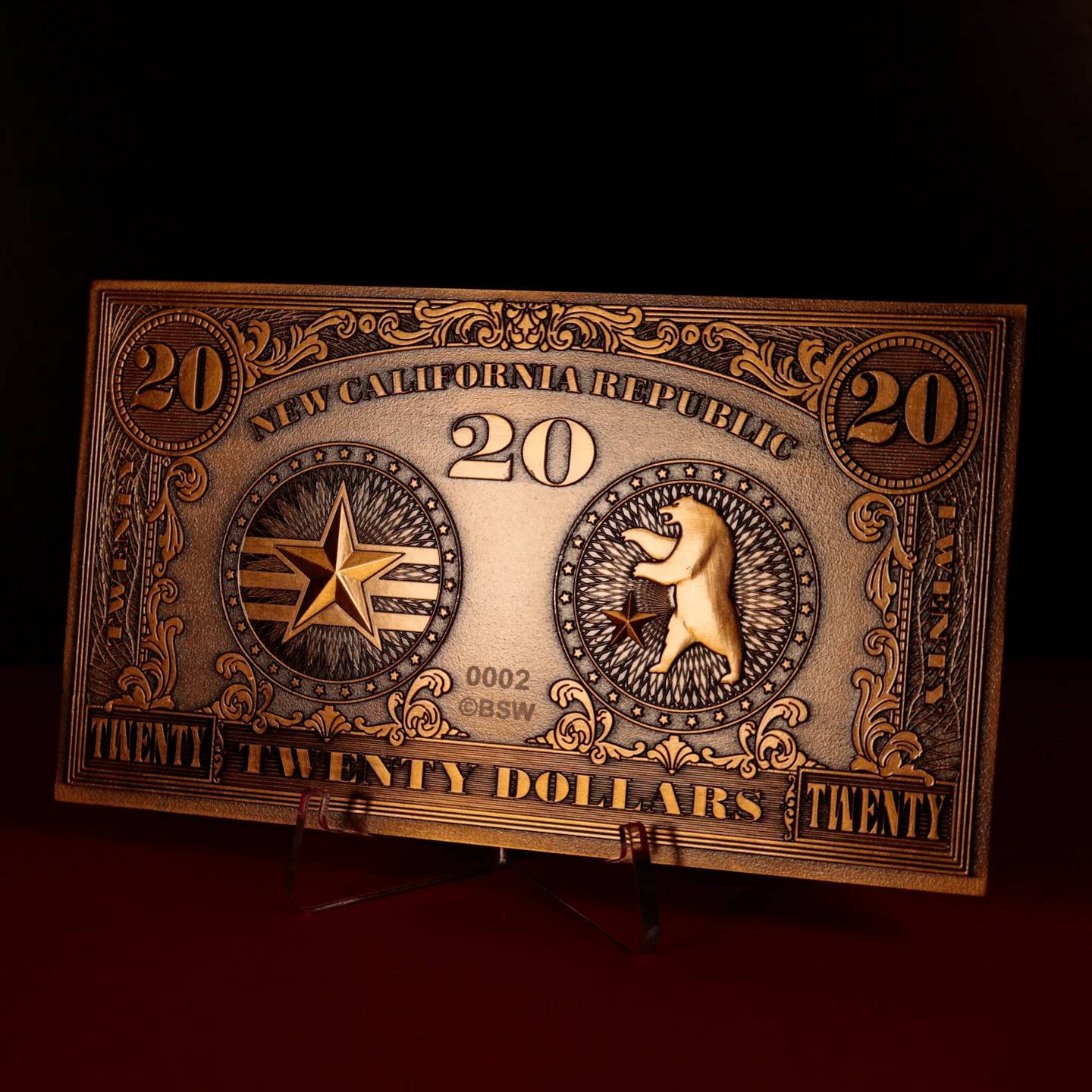FaNaTtik | Fallout New Vegas - Replica NCR $20 Bill Limited Edition
