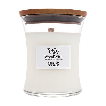 WoodWick White Teak 275 g vonná svíčka