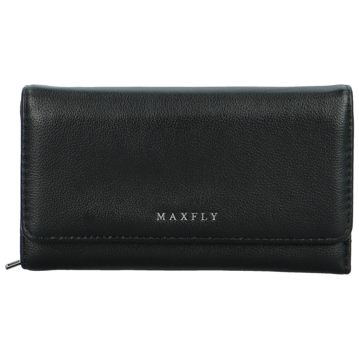 Stylová dámská koženková peněženka MaxFly Ennio, černá