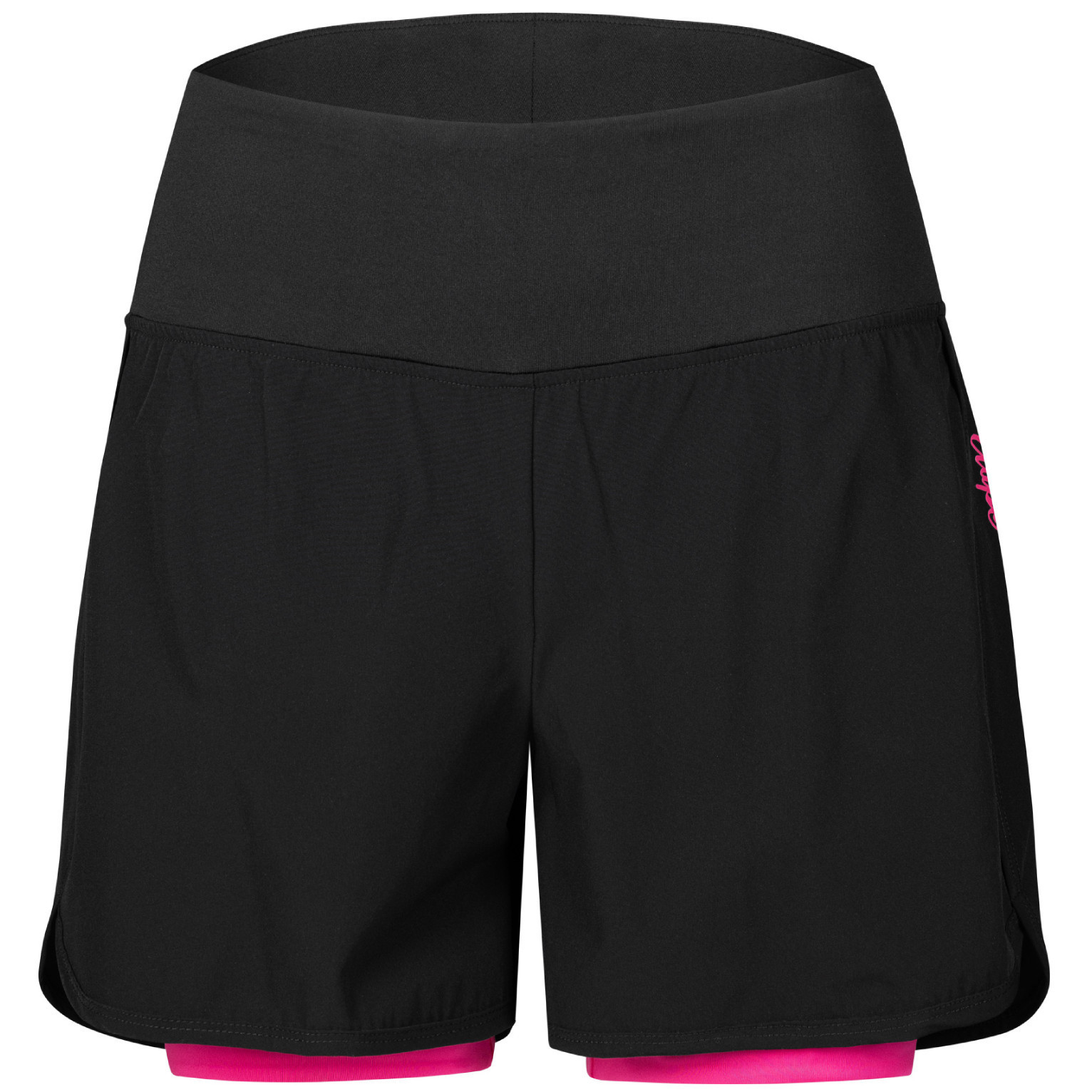 Dámské cyklistické kraťasy Etape Claudia Velikost: L / Barva: černá/růžová