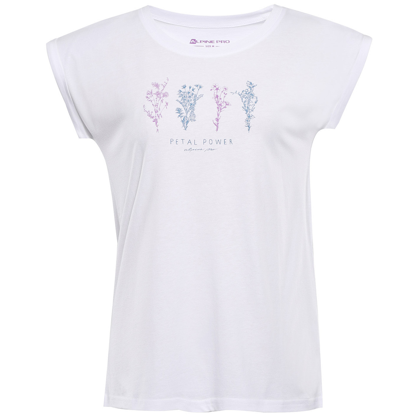 Dámské triko Alpine Pro Omba 2 Velikost: L / Barva: bílá