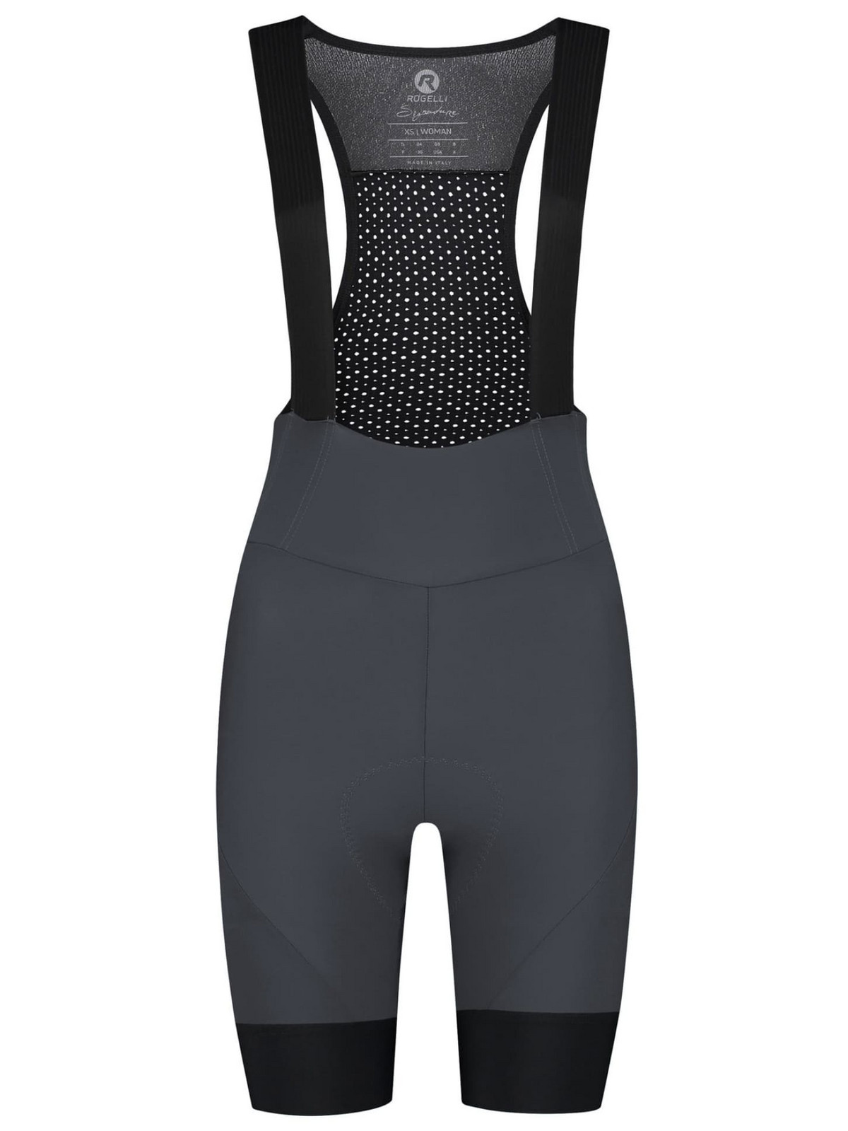 Exclusivní dámské cyklokraťasy Rogelli SIGNATURE s gelovou cyklovýstelkou, šedé L