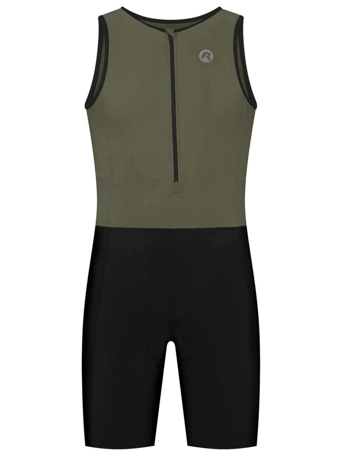 Kombinéza na triatlon Rogelli FLORIDA, černo-khaki M