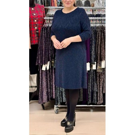 Dámské společenské šaty JANNIE, Velikost 46, Barva Tmavě modrá Dorota 0020017