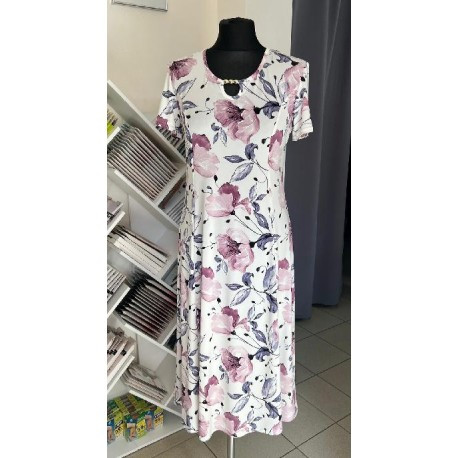 Dámské letní šaty, Velikost 42, Barva Barevná, Vzor Květinový L&S Fashion 0020220