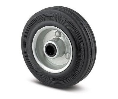 Kolečko průmyslové gumové 100mm bez vidlice