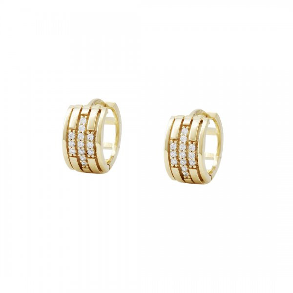 Náušnice se syntetickými kameny 236-185-005015 4.05g