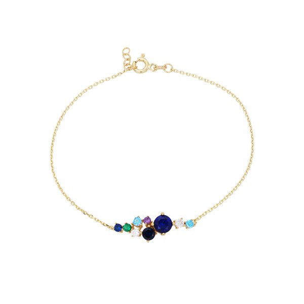 Náramek se syntetickými kameny 266-532-001343 1.90g