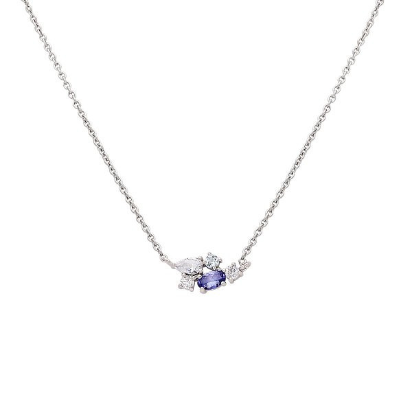 Náhrdelník se syntetickými kameny 176-393-271800-0000