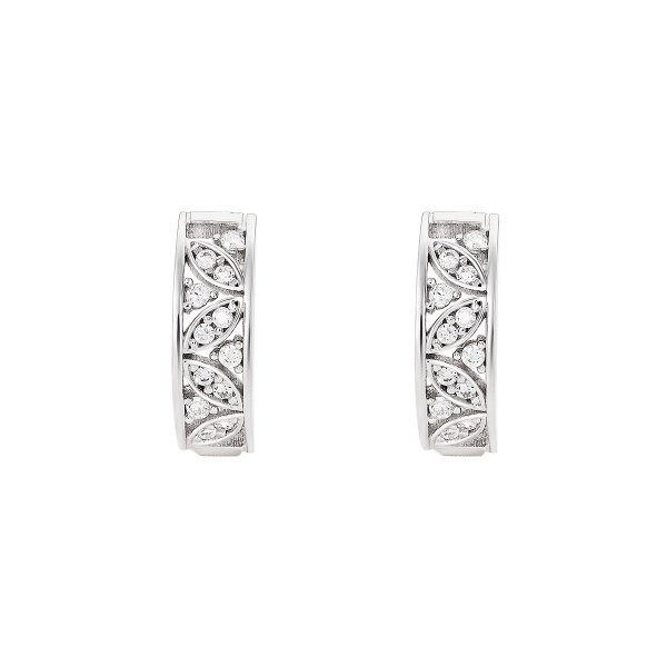 Náušnice se syntetickými kameny 336-185-000780 2.45g