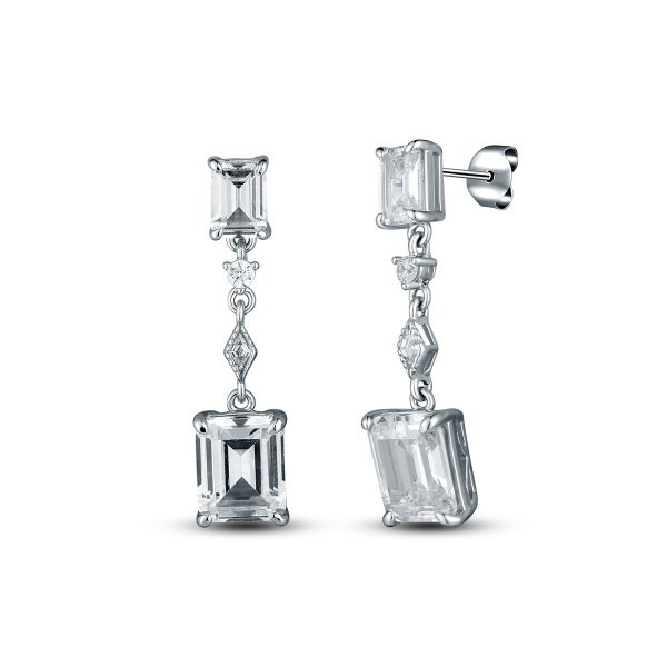 Náušnice se syntetickými kameny 136-391-B00740-0000