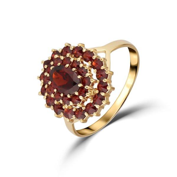 Prsten s přírodními  kameny 624-398-0020 53