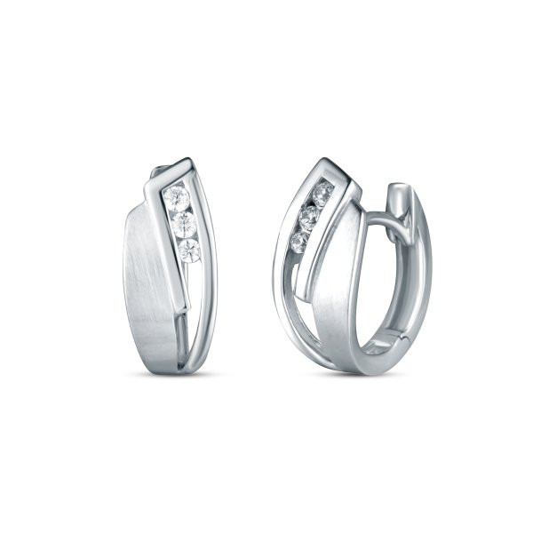 Náušnice se syntetickými kameny 136-635-077821-0000