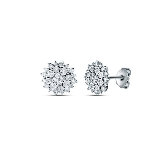 Náušnice s brilianty 334-436-059751 2.10g
