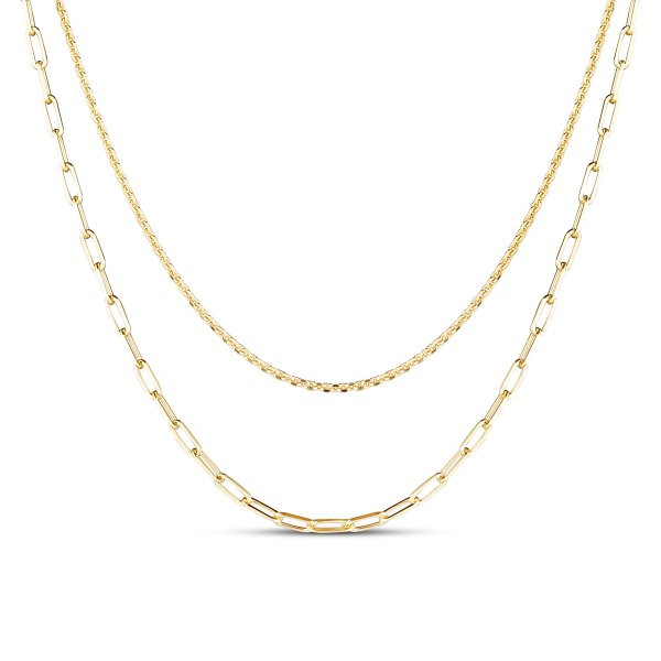 Náhrdelník bez kamenů / řetízkový 673-199-FA4307-0000