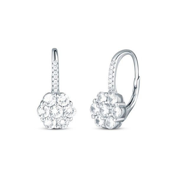 Náušnice se syntetickými kameny 136-927-103900-0000