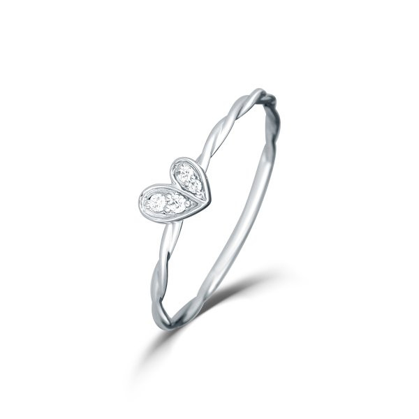 Prsten s brilianty 324-300-G733 49-0.75g