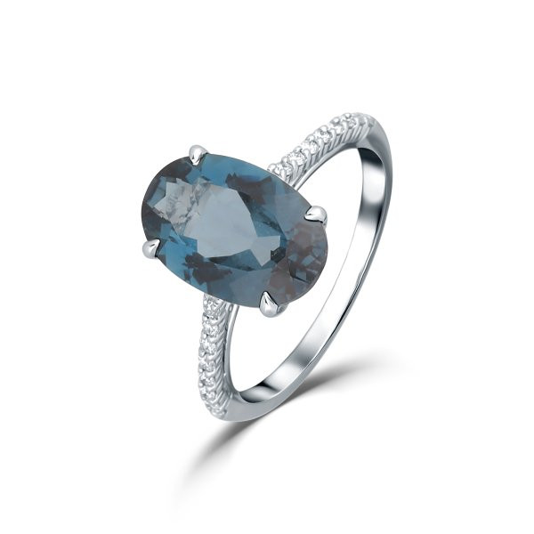 Prsten s topazem 324-957-LT22 51-2.70g