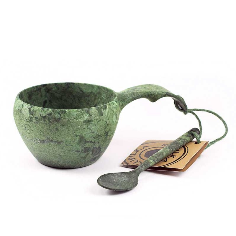 Kupilka KUKSA 210 ml + lžička - Conifer (GREEN) 6430014970220