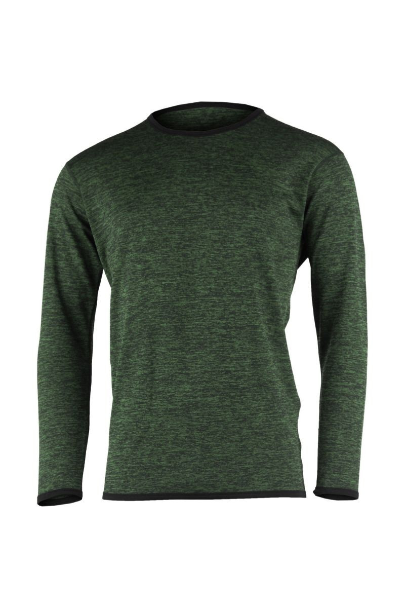 Lasting pánská merino mikina WINKL zelená Velikost: XL 8596445025941