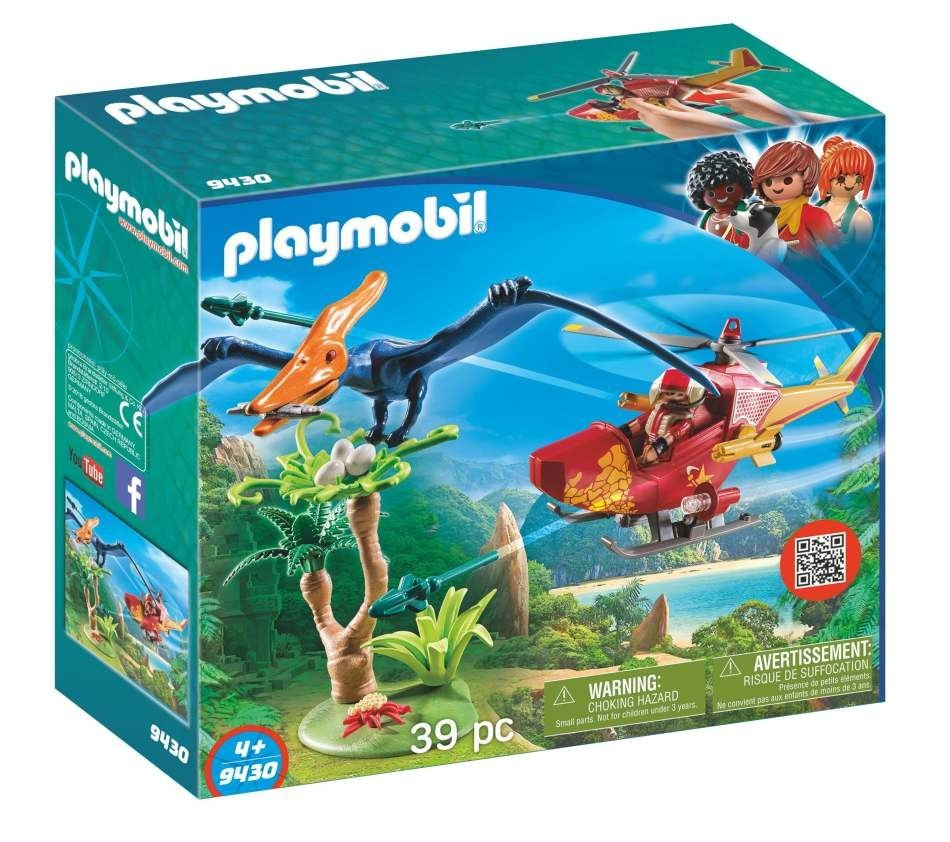 Playmobil Playmobil 9430 Vrtulník s Pterodactylem