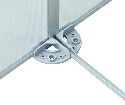 Goleto Zahradní polykarbonátový skleník | 180 x 51 x 51 cm