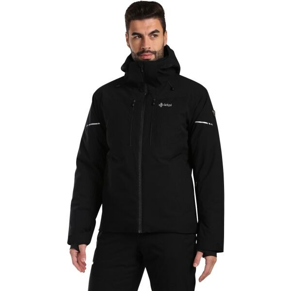 KILPI TONNSI Pánská lyžařská bunda, černá, velikost
