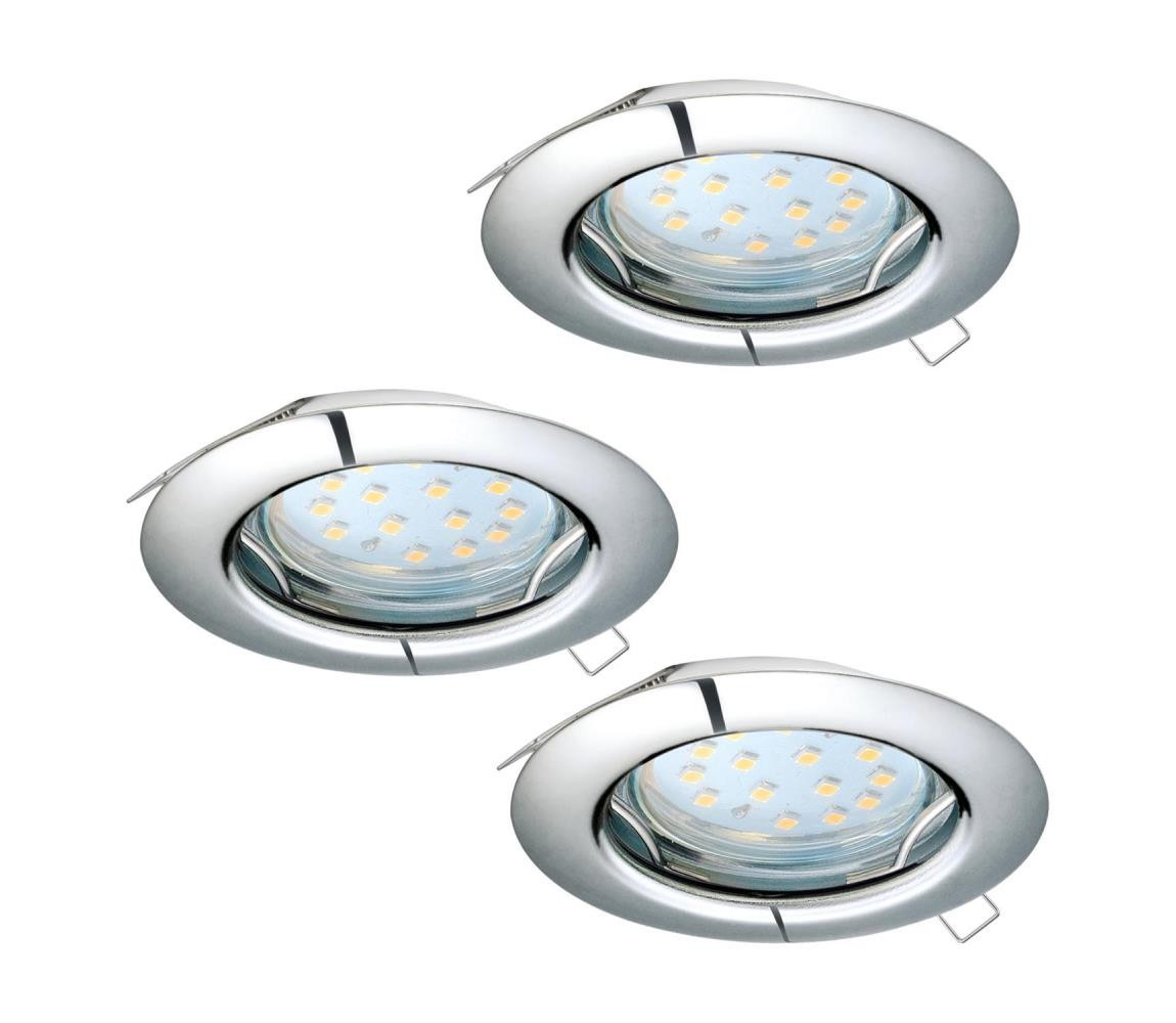 Eglo Eglo 94236 - SADA 3x LED Podhledové svítidlo PENETO 3xGU10-LED/3W/230V