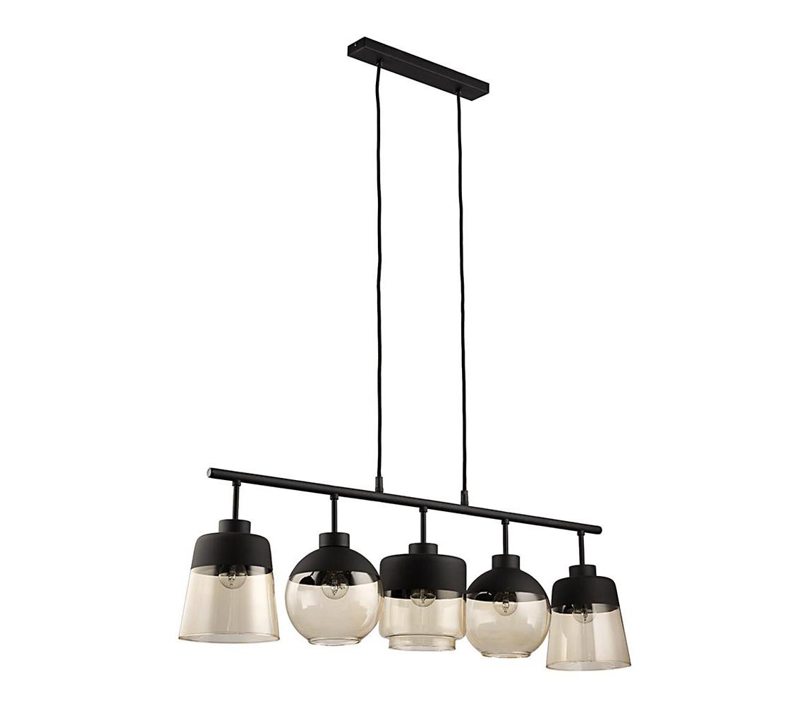 Lustr na lanku AMBER 5xE27/60W/230V