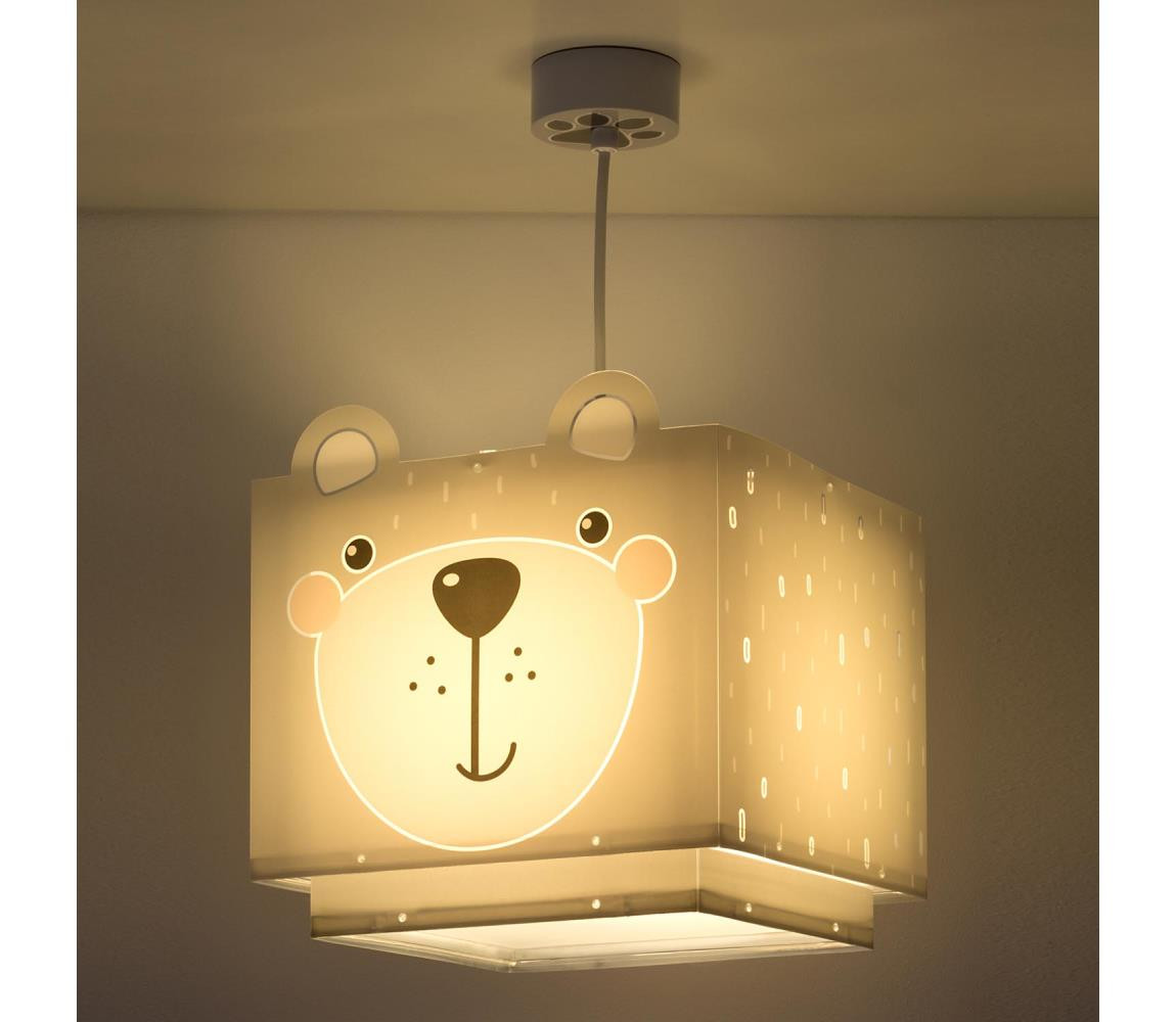 Dalber Dalber 64572 - Dětský lustr LITTLE TEDDY 1xE27/60W/230V