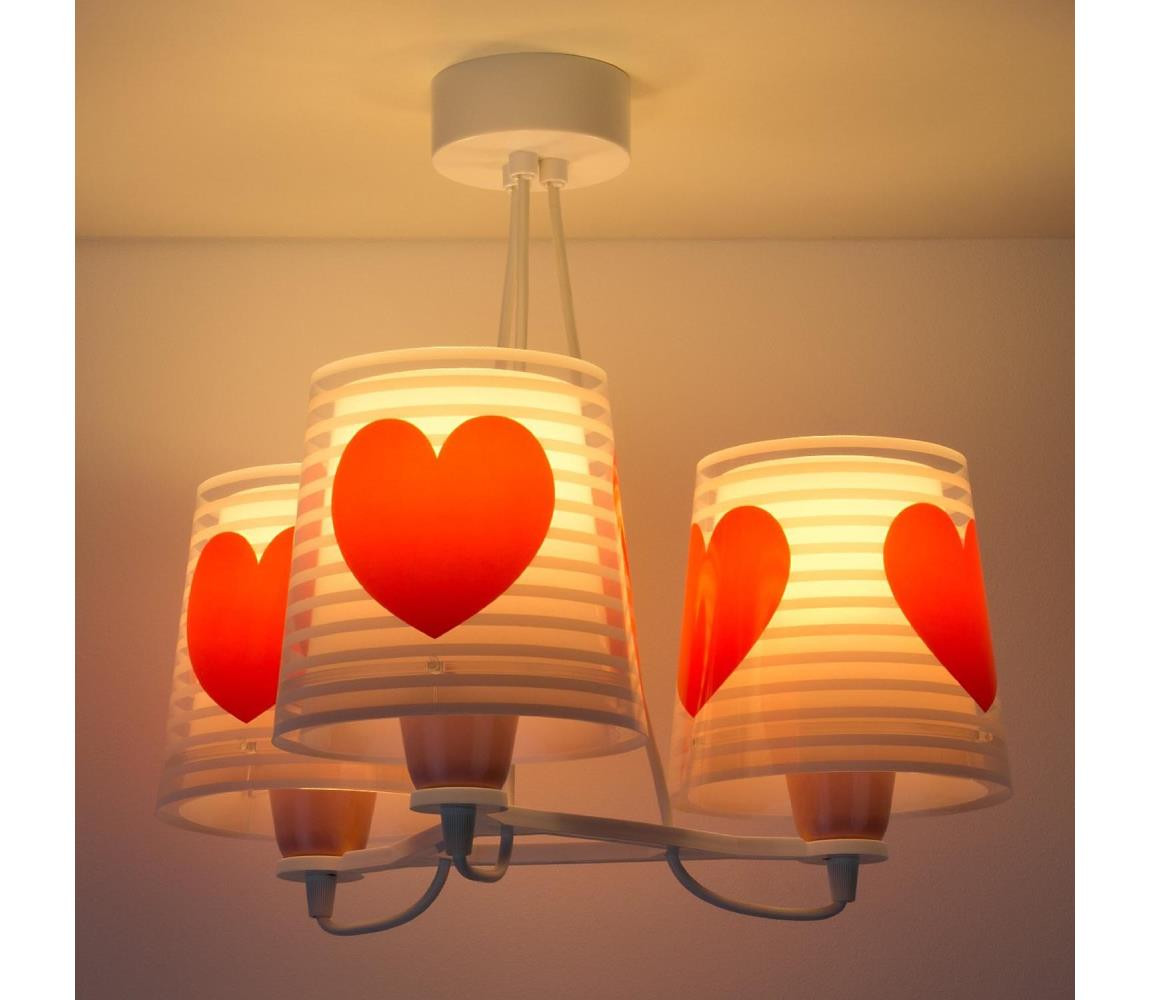 Dalber Dalber 81197S - Dětský lustr LIGHT FEELING 3xE27/60W/230V