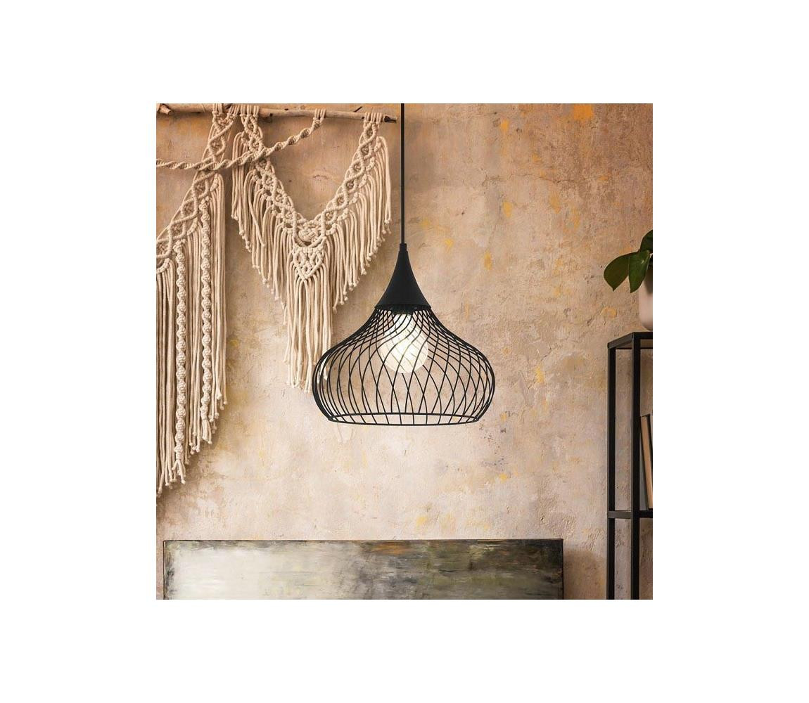 Eglo Eglo 43344 - Lustr na lanku STAVERTON 1xE27/60W/230V