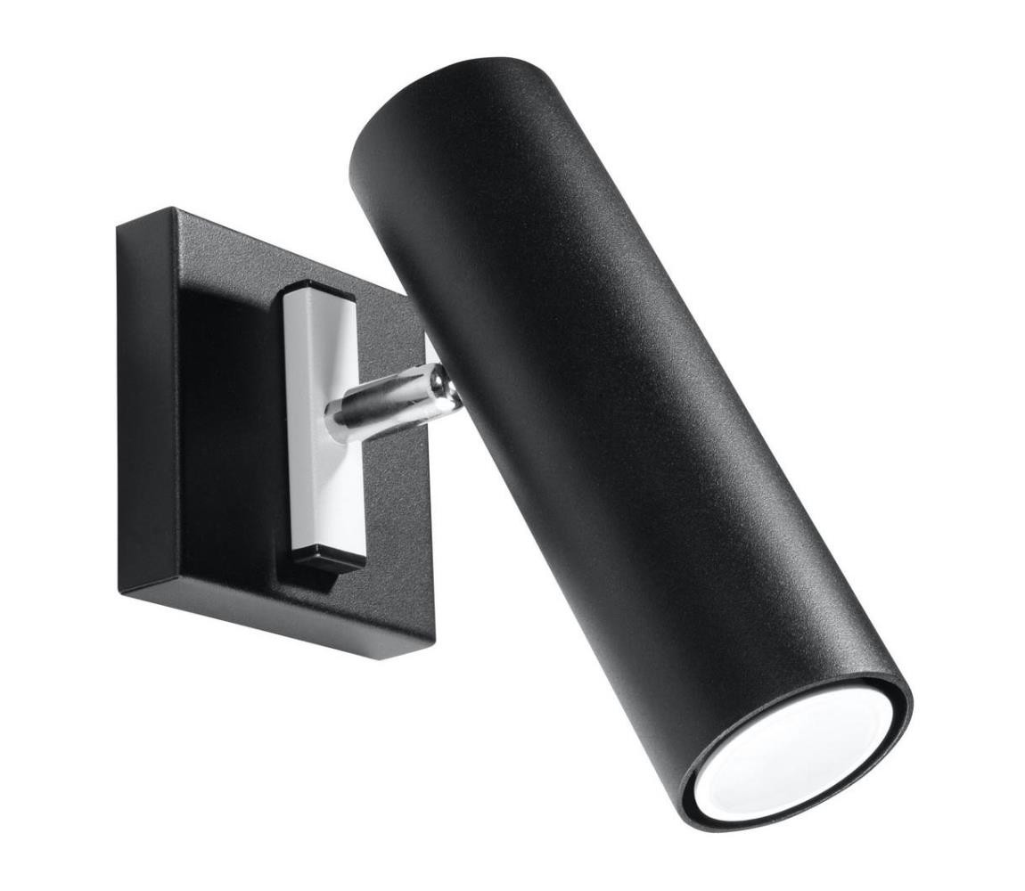 SL.0498 - Nástěnné bodové svítidlo DIREZIONE 1xGU10/40W/230V černá