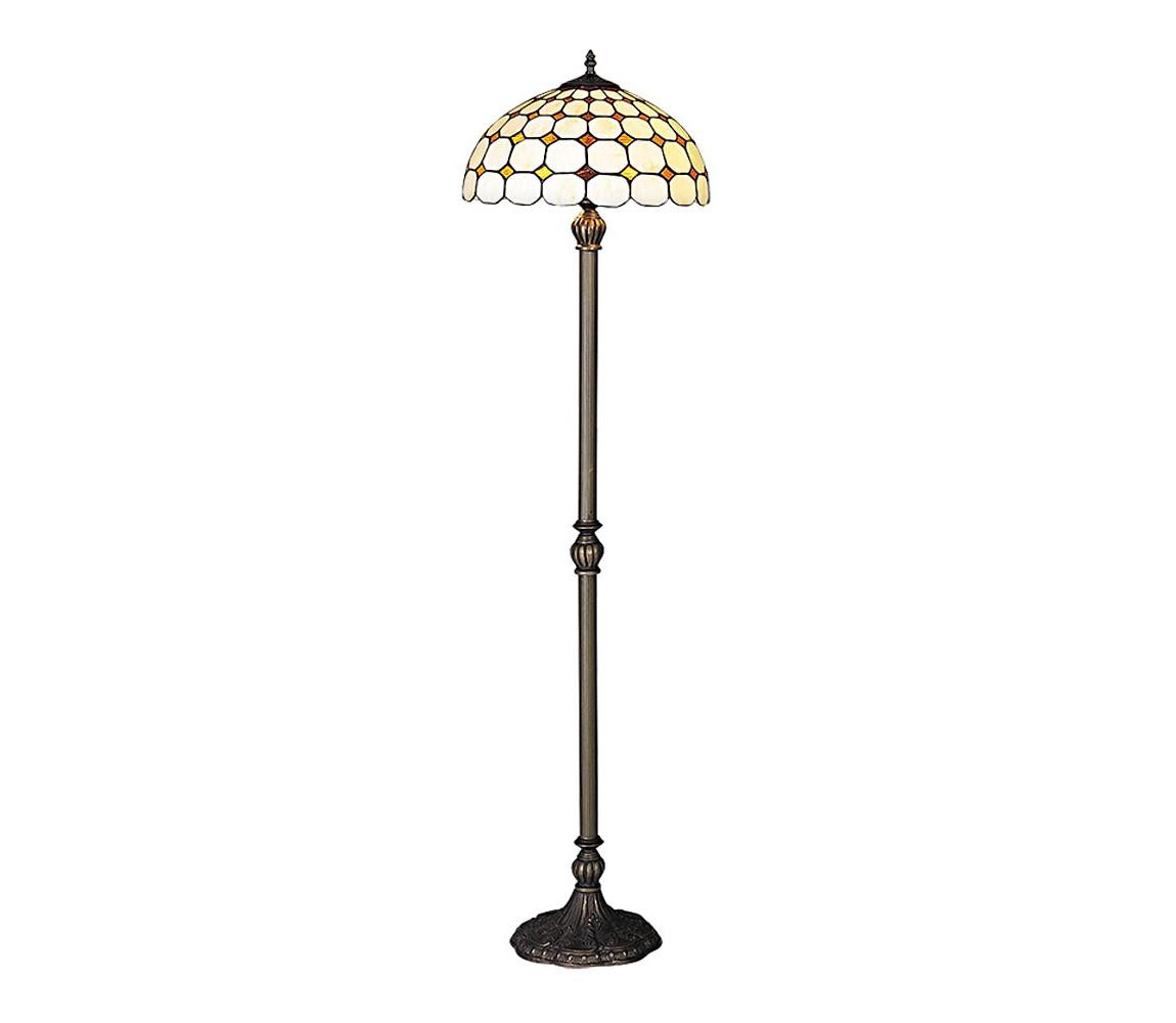 Rabalux Rabalux 8078 - Tiffany vitrážová stojací lampa MARVEL 2xE27/60W/230V